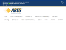 Tablet Screenshot of infoares.it